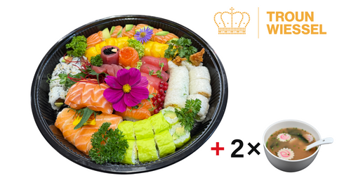 Menu Royal pour Deux +2 soupe miso